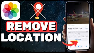 How To Remove Location From Photos On iPhone EASY [upl. by Assille]