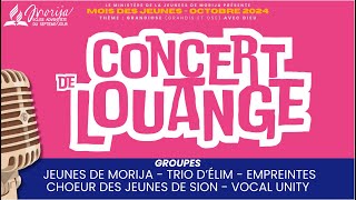 Concert de louange  Eglise de morija  26102024 [upl. by Weight54]