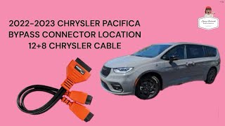 20222023 CHRYSLER PACIFICA BYPASS CONNECTOR LOCATION 128 CHRYSLER CABLE [upl. by Smeaj]