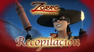 Las Crónicas del Zorro  1 Hora RECOPILACIÓN  Capítulo 10  12  Dibujos de super héroes [upl. by Ekeiram]