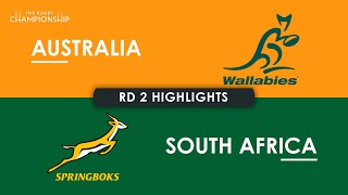 HIGHLIGHTS  AUSTRALIA v SOUTH AFRICA  The Rugby Championship 2024 [upl. by Watters]