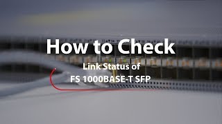 Link Status Check of FS 1000BaseT SFP on Cisco N9KC93180YCEX  FS [upl. by Surtemed]