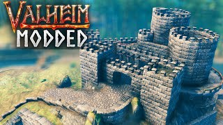 The Castle Brickwork is DONE Modded Valheim EP39 [upl. by Weiler]