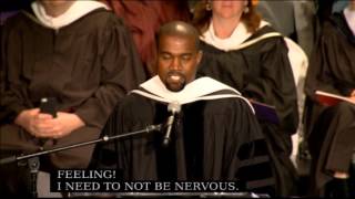 Dr Kanye West Honorary Doctorate Speech 2015 [upl. by Dafodil]