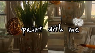 Glass Painting tutorial ♡  koko films [upl. by Wernda238]