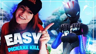 EZ PICKAXE KILL TO WIN THE GAME Fortnite Battle Royale  KittyPlays [upl. by Acinnod]