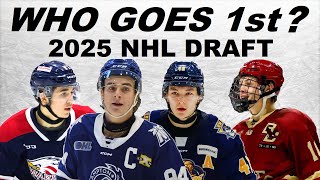 WHO GOES 1ST OVERALL in the 2025 NHL Draft [upl. by Dino]