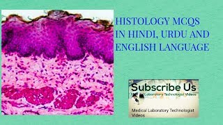 Histology Mcqs in english hindi and urdu [upl. by Araccot]