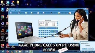 How to make Phone calls on Pc using a USB Modem [upl. by Eurd707]