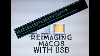 Reimage MacOS with USB [upl. by Bunow]