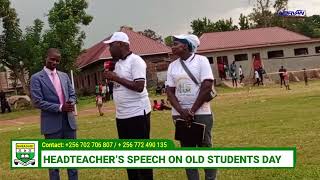 HEADTEACHERS SPEECH OLD STUDENTS 2023  NAMAGABI SS KAYUNGA [upl. by Ellak]