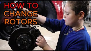 How To Change Brake Rotors [upl. by Rialc]