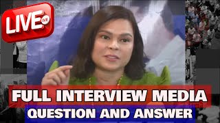 LIVE Vice President Sara Duterte answers questions from the media  October 22 2024 [upl. by Borman]