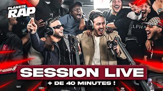 40 MINUTES DE LIVE avec Djadja Dinaz Frenetik DRK2BINKS Billy La Plaie PlanèteRap [upl. by Joao]