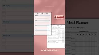 Diabetic Meal Planner  Simplify Meal Prep with Portion Guides amp LowGlycemic Tips 🌿✨ shorts [upl. by Halle]