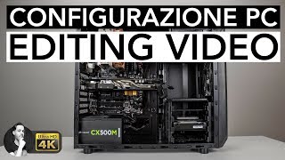 CONFIGURAZIONE PC  EDITING VIDEO  RYZEN [upl. by Crissie]