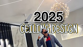 2025 trending ceiling design 😱  profile light LED ceiling design  latest ceiling design 2025 [upl. by Etnahsal]