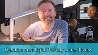 GET RID OF THE WINTER BLUES  Theralite Aura Light Therapy Lamp Review [upl. by Aiblis]