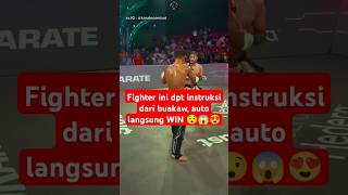 Dpt arahan dri legend muaythai auto lngsung menang 😍😱😯 boxing muaythai fight mma [upl. by Waldner]