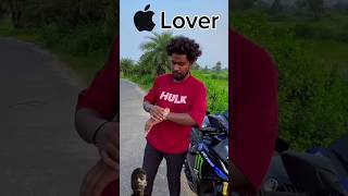 Apple lover 😍😂😂 ll comedy funny apple short [upl. by Simonsen]