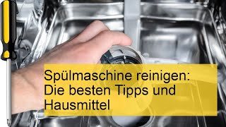 Spülmaschine reinigen Tipps und Hausmittel [upl. by Anayik217]