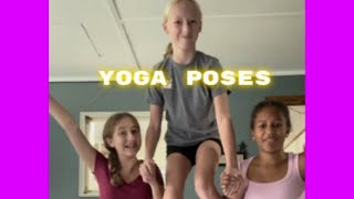 THREE PERSON YOGA POSES🧘‍♀️ wtrinkets [upl. by Villiers]