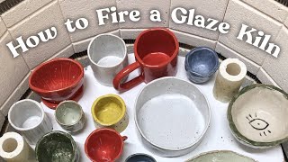 Pottery Kiln at Home for Beginners  how to fire a glaze kiln  pottery at home pt 5 [upl. by Michail931]