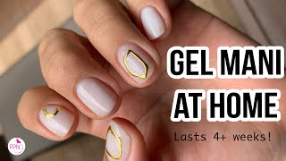 Professional Gel Manicure at Home on Natural Nails  My Secret to 4 Weeks of Wear [upl. by Hickey]