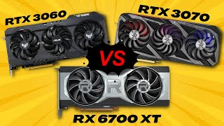 RTX 3060 vs RX 6700 XT vs RTX 3070  Which Comes out on Top [upl. by Smoot529]