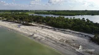 Conditions at Caspersen Beach as of 10 am Wednesday Aug 14 2024 [upl. by Nue374]