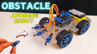 Building Obstacle Avoiding Robot using IR sensors [upl. by Sidhu]