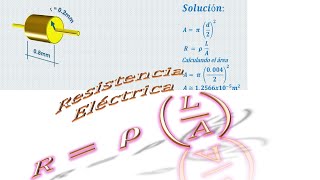 Cálculo de resistencia eléctrica en función de sus propiedades  A [upl. by Lilas]