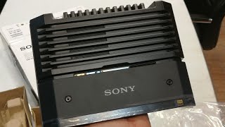 SONY XMGS4  4channel Stereo Amplifier  Unboxing [upl. by Linneman]