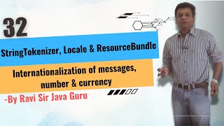 32 StringTokenizer Locale ResourceBundle Internationalization of messages number amp currency [upl. by Phox]