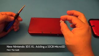 New Nintendo 3DS XL Adding a 32GB MicroSD [upl. by Ambrosius]