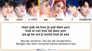 BTS  HEARTBEAT Easy Lyrics  Indo Sub by GOMAWO [upl. by Kelsey]