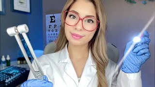 ASMR The MOST Detailed Cranial Nerve Exam YOUVE SEEN Doctor Roleplay Ear Eye Exam Hearing Test [upl. by Ardnuyek]