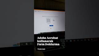 Adobe Acrobat ile form doldurma [upl. by Karlotta]