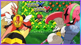 Pokemon X amp Y  How to Get BlazikenVespiquenEscavalier amp Accelgor [upl. by Ecallaw]