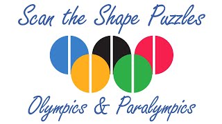 Olympics amp Paralympics Logo Quiz Scan the Shape Puzzles [upl. by Heymann92]