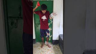 One of the twins brother does not like to clean 😂🤣 shorts funny viral [upl. by Brittan]