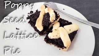 Poppy Seed Lattice Pie  Vegan [upl. by Sabah]