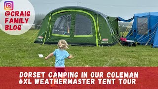 Coleman Weathermaster 6XL Air Tent Tour and Review [upl. by Moreland]