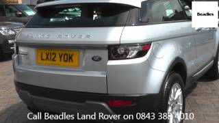 Beadles Indus Silver 2012 Land Rover Range Rover Evoque SD4 PURE 22l [upl. by Razaile855]