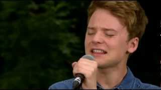 Conor Maynard  Vegas Girl Live Acoustic V Festival 2012 [upl. by Lilli]