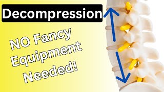 6 spinal decompression techniques at home Pain relief now No fancy equipment [upl. by Haggar]