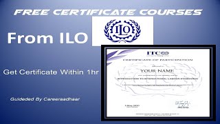 How to enroll ILO Free Course in online platform [upl. by Anibur]