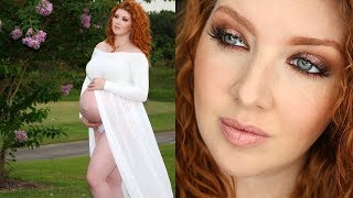 Makeup for Photos Tutorial  My Maternity Shoot [upl. by Cicero399]