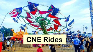 RIDES at The Canadian National Exhibition  CNE Toronto  WALKTHROUGH [upl. by Concepcion]