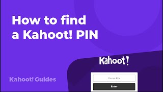 How to find a Kahoot PIN [upl. by Johnath]